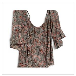 Paisley Print Women's Top